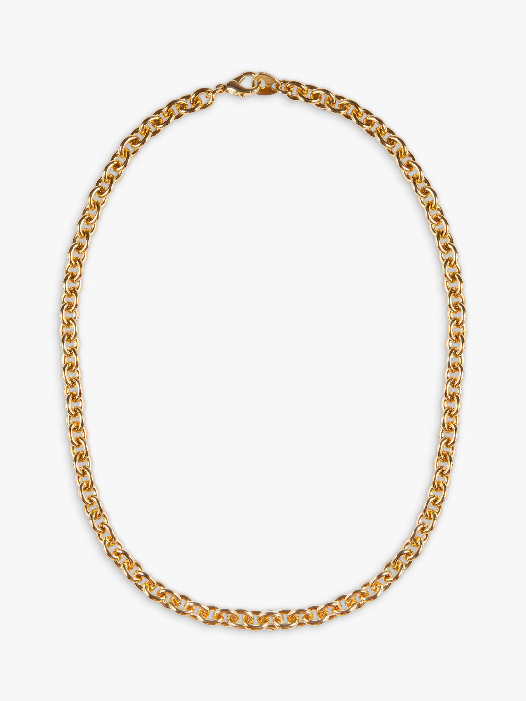 Buy Eclectica Vintage 22ct Gold Plated Chain Necklace, Dated Circa 1980s Online at johnlewis.com