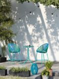 John Lewis & Partners Salsa Garden Bar Table & Chairs Set, Teal/Aegean
