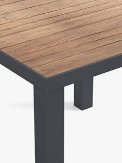 John Lewis Platform 4-Seat Wood-Effect Garden Dining Table & Chairs Set ...