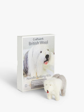 Craftwerk Old English Sheep Dog Needle Felting Kit
