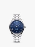 Frederique Constant FC-286N3B6B Women's Vitality Heart Monitor Bracelet Strap Smart Watch, Silver/Blue