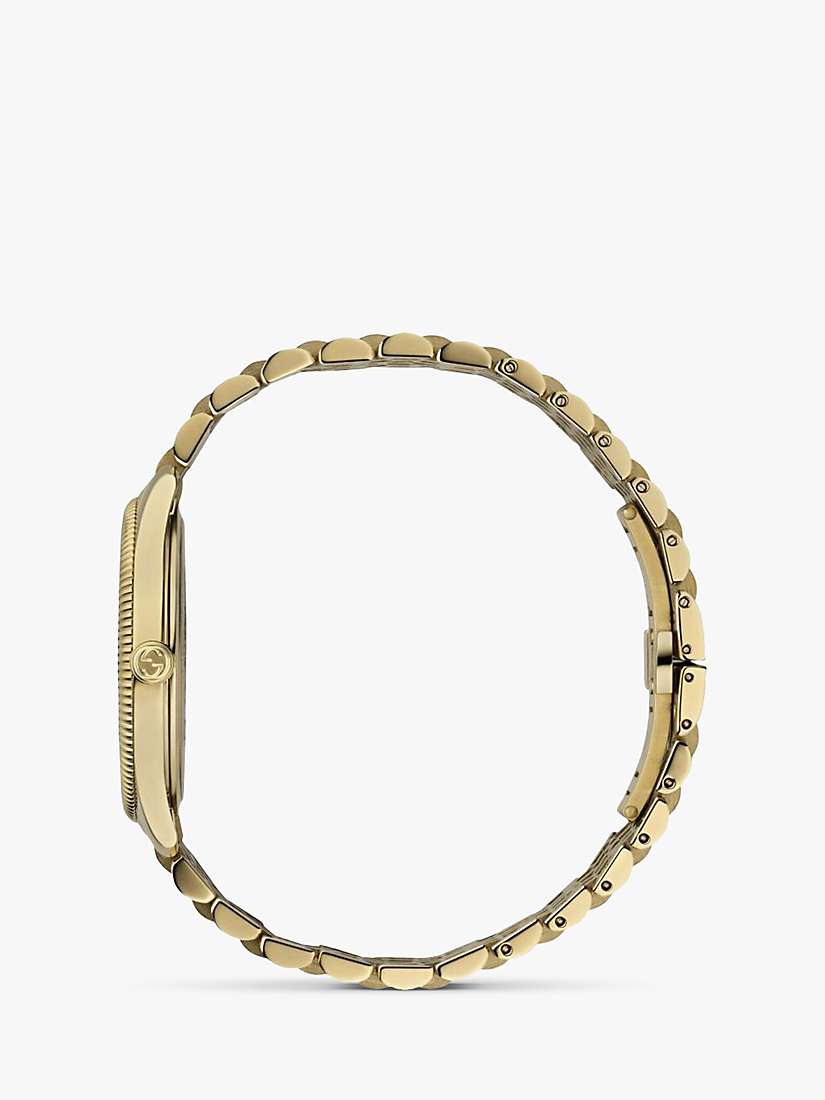 Buy Gucci YA1264155 Women's G-Timeless Slim Bee Bracelet Strap Watch, Gold Online at johnlewis.com