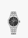 Maurice Lacroix AI6007-SS002-330-1 Men's Aikon Automatic Date Bracelet Strap Watch, Silver/Black