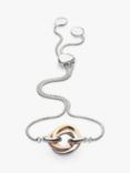 Kit Heath Bevel Cirque Trilogy Tri-Colour Plated Chain Bracelet, Multi