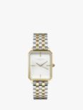 ROSEFIELD Women's Octagon Two-Tone Bracelet Strap Watch, Gold/Silver OWSSSG-O48