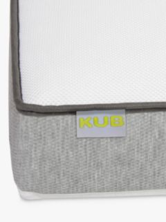 Kub Charm Eco Luxury Pocket Spring Cot Mattress, 120 x 60cm