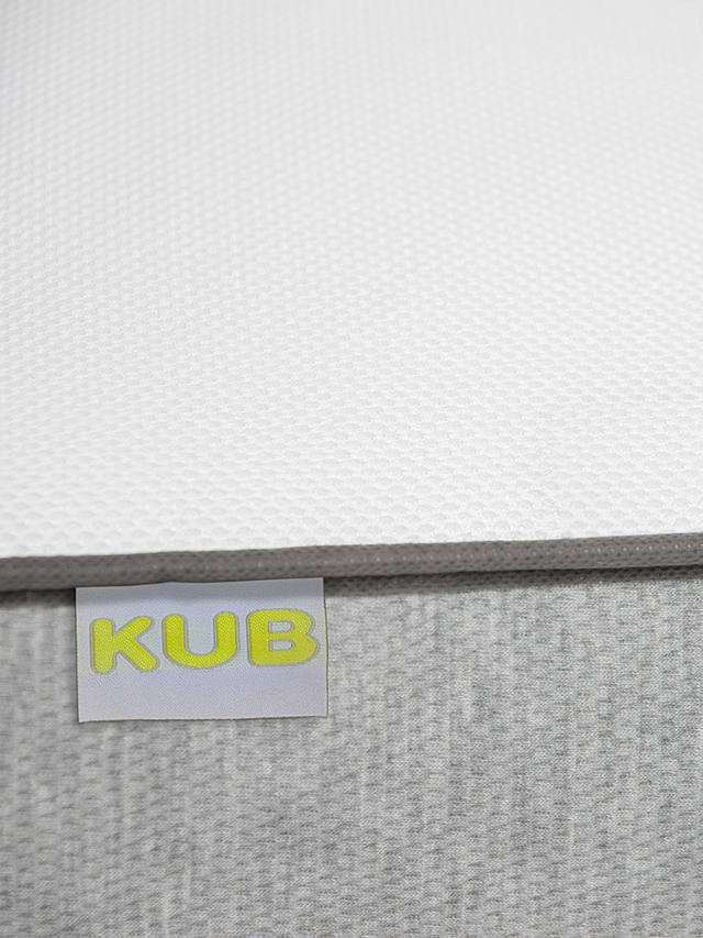 Kub Charm Eco Luxury Pocket Spring Cotbed  Mattress, 140 x 70cm