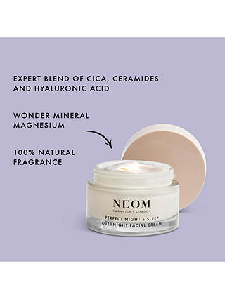 Neom Organics London Perfect Night's Sleep Overnight Facial Cream, 50ml 3