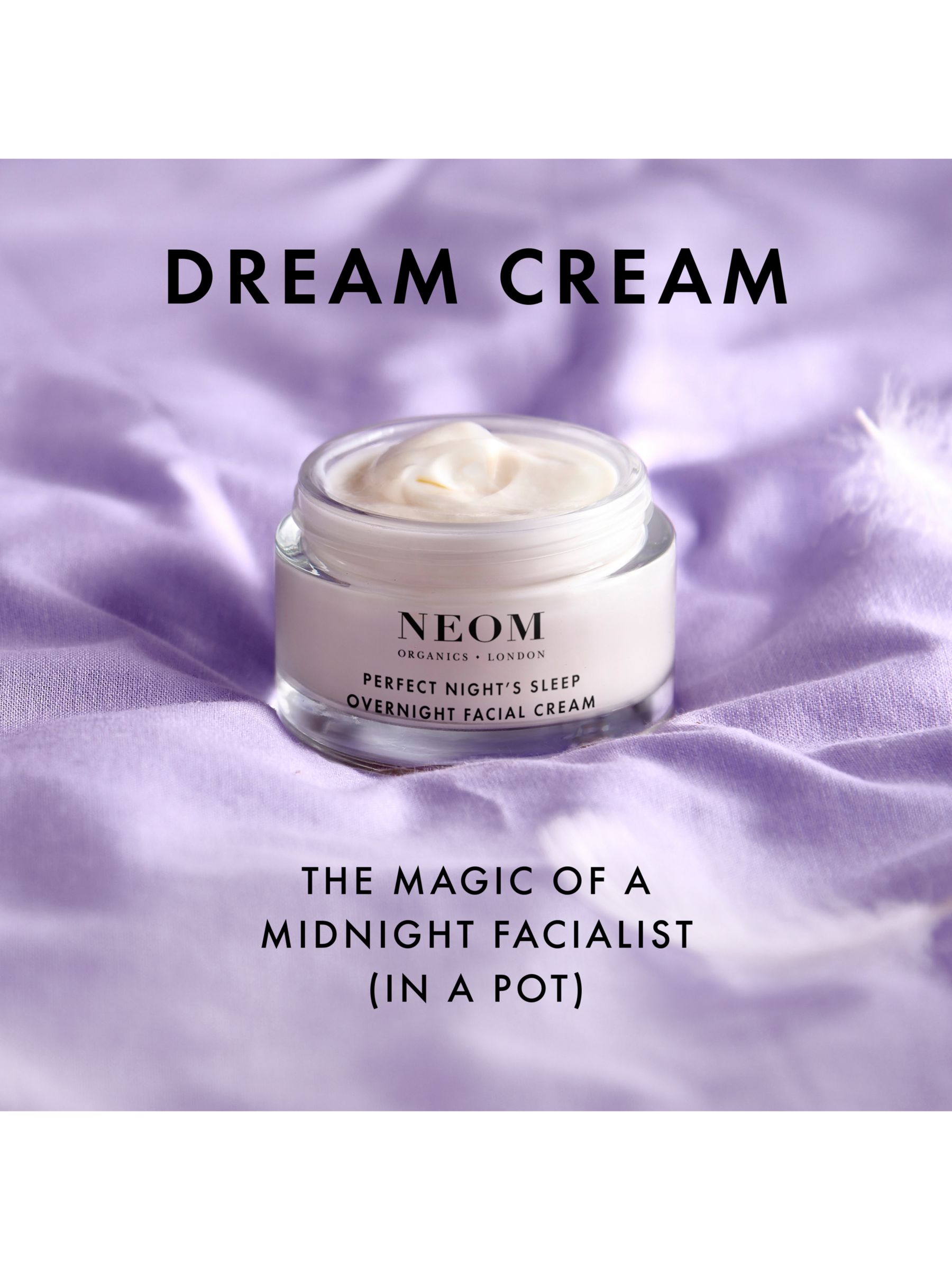 Neom Organics London Perfect Night's Sleep Overnight Facial Cream, 50ml 5