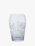 Dartington Crystal Bloom Cosmos Wide Vase, H25cm, Clear