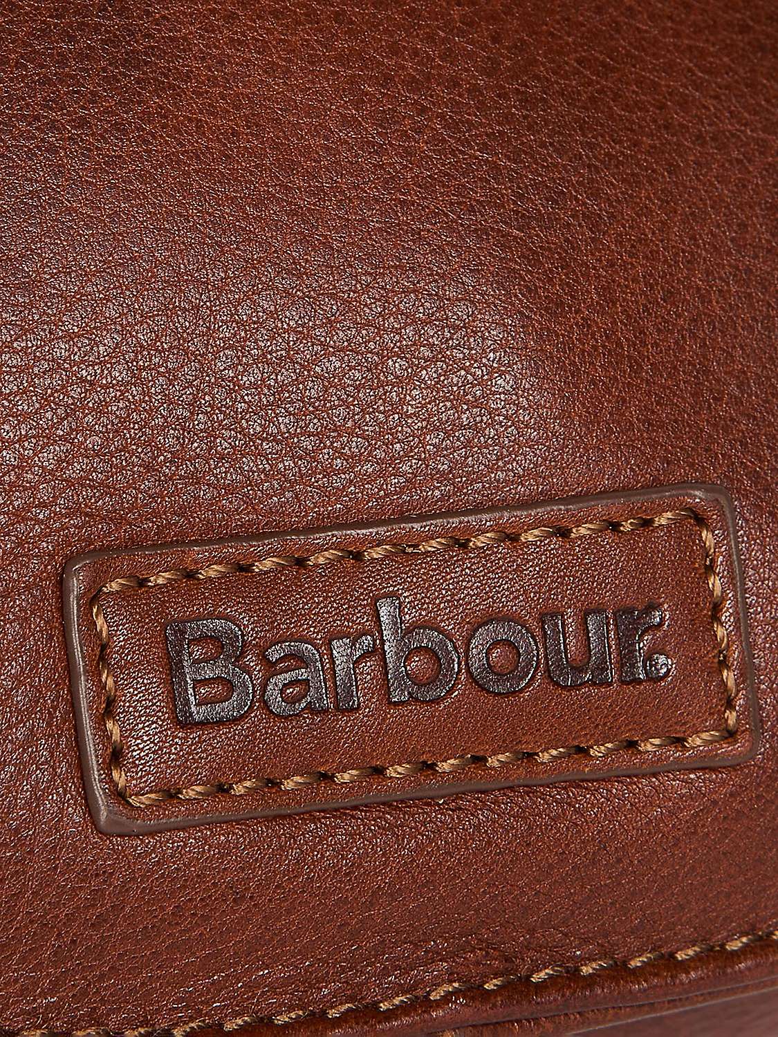 Buy Barbour Laire Leather Saddle Bag Online at johnlewis.com