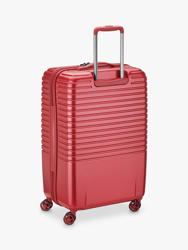 DELSEY Caumartin Plus 70cm 4-Wheel Medium Suitcase, Red