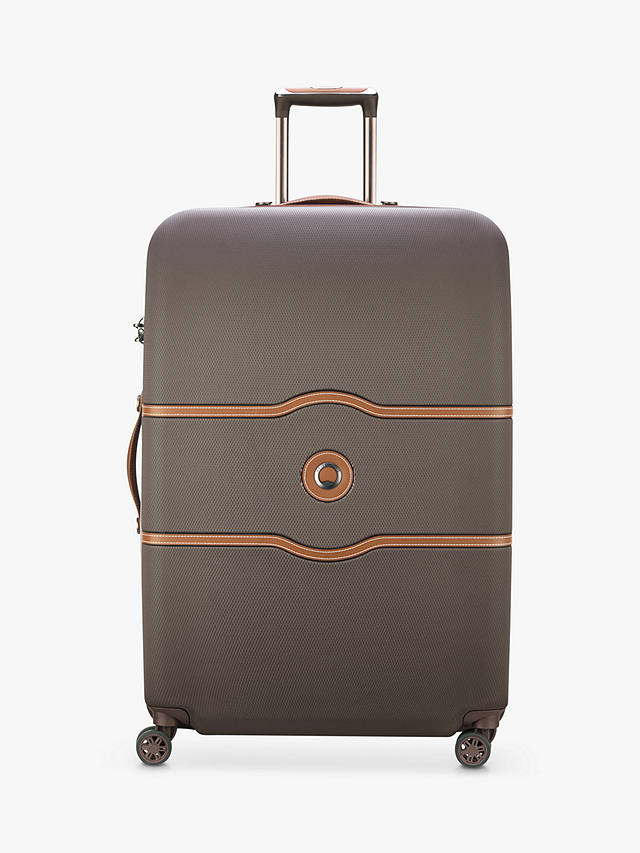 DELSEY Chalet Air 82cm 4-Wheel Large Suitcase, Chocolate
