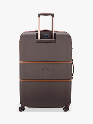 DELSEY Chalet Air 82cm 4-Wheel Large Suitcase, Chocolate