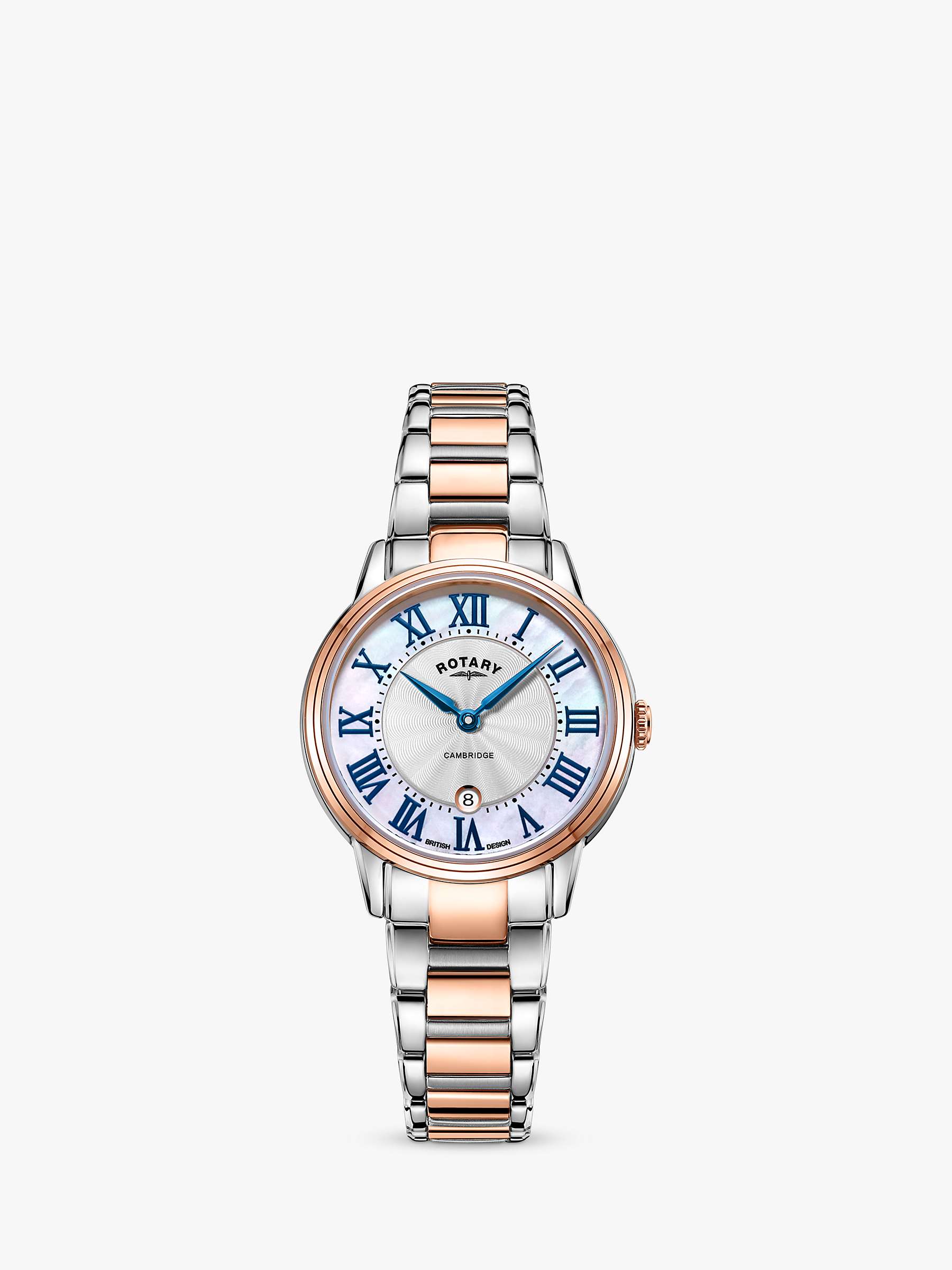 Buy Rotary Women's Cambridge Date Bracelet Strap Watch Online at johnlewis.com