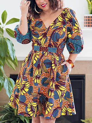 Simplicity Misses' Puffed Sleeve Dress Sewing Pattern, S9329, H5