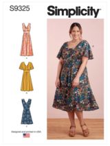 Simplicity Misses' Dress and Pinafore Apron Sewing Pattern, S9835