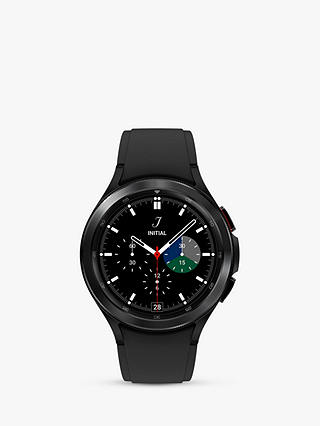 Samsung Galaxy Watch4 Classic, Bluetooth, 46mm, Stainless Steel with Silicone Strap, Black
