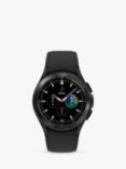 Samsung Galaxy Watch4 Classic, 4G Cellular, 42mm, Stainless Steel with Silicone Strap