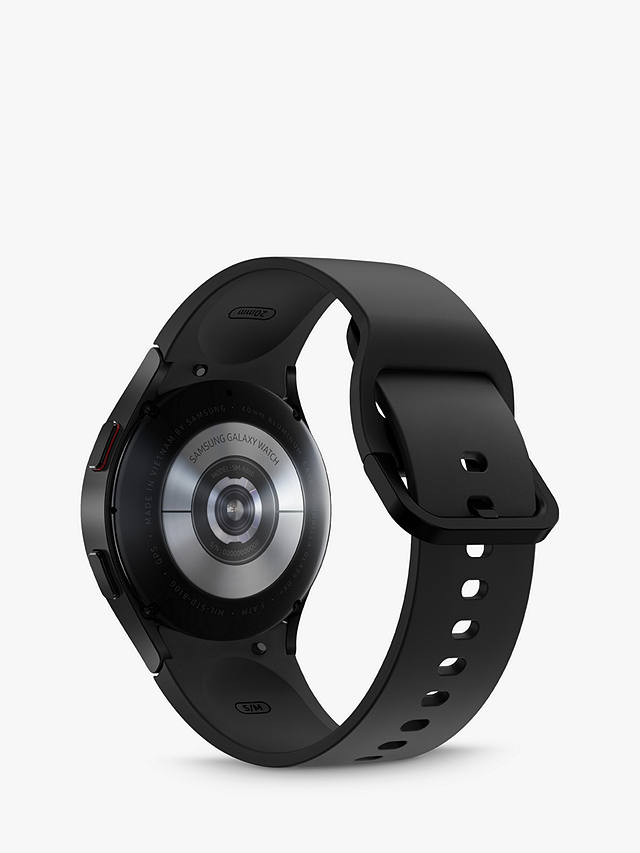 Samsung Galaxy Watch4, Bluetooth, 40mm, Aluminium with Silicone Strap, Black