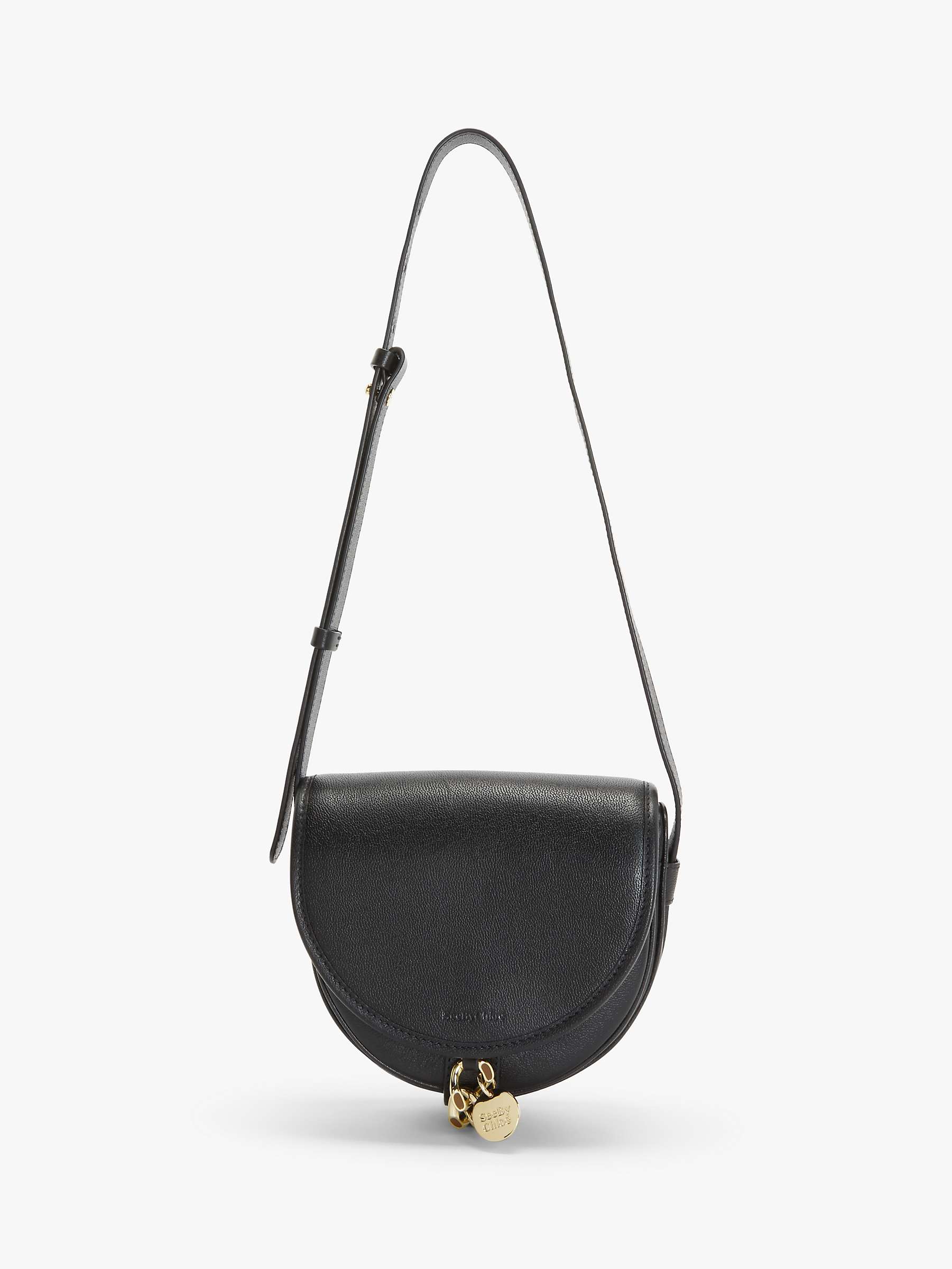 Buy See By Chloé Mara Small Leather Saddle Cross Body Bag Online at johnlewis.com