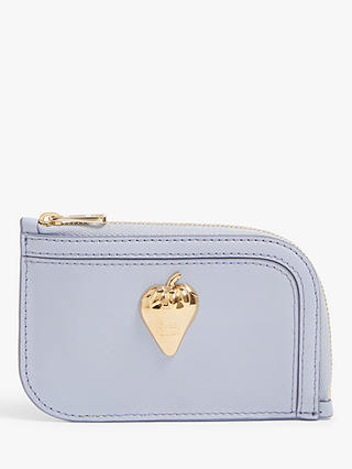 See By Chloé Roses Zip Card Holder, Silver River