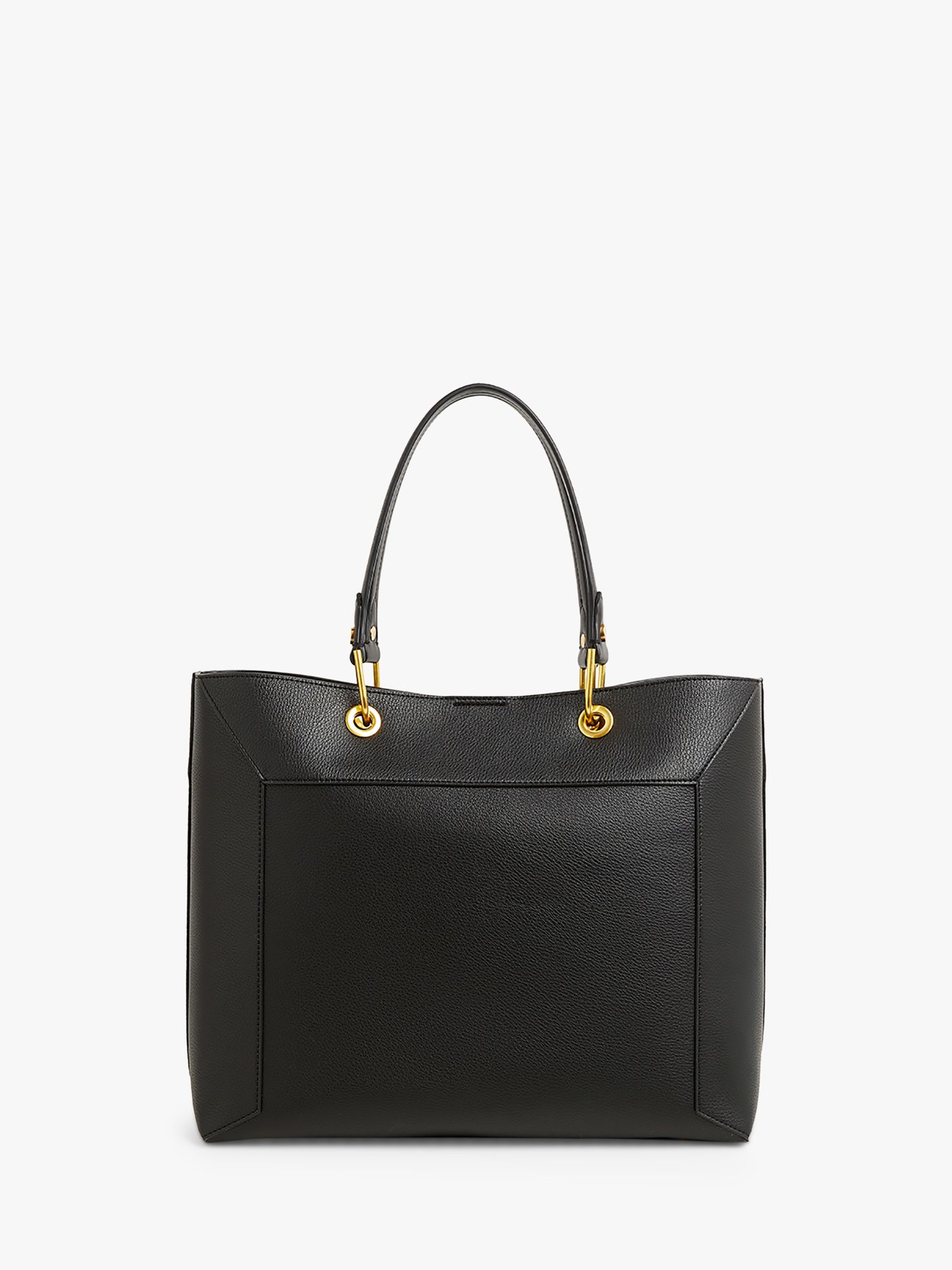 Jasper Conran London Agatha Shopper Bag, Black at John Lewis & Partners