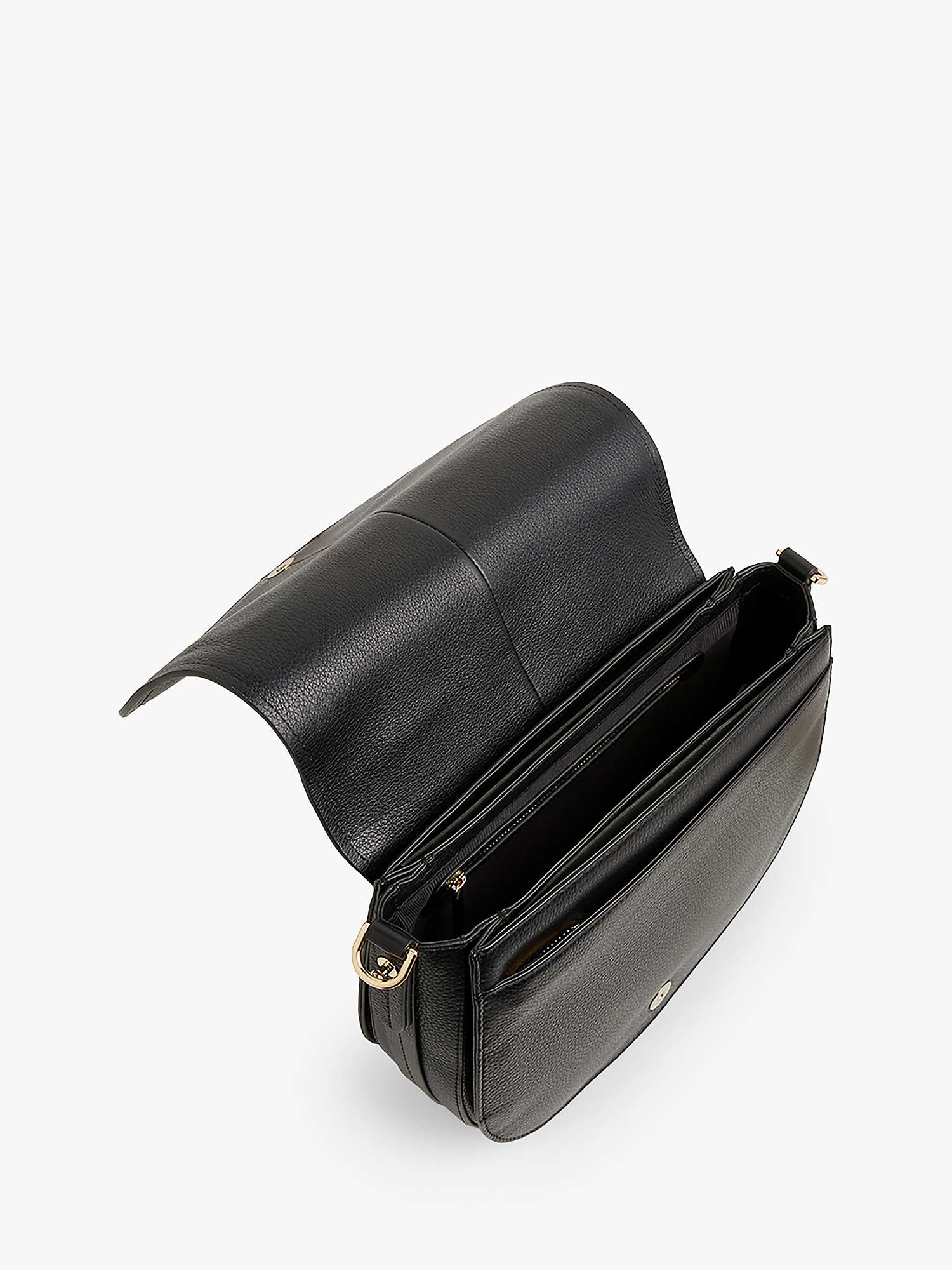 Buy Jasper Conran London Ada Leather Saddle Bag Online at johnlewis.com
