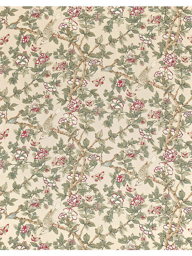 Sanderson Caverley Rose Furnishing Fabric, Rose/Pewter
