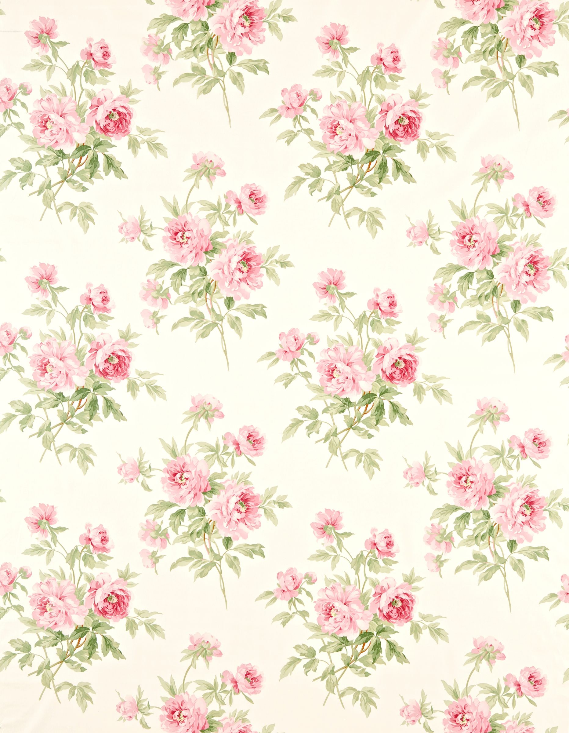 Sanderson Adele Furnishing Fabric, Rose/Cream