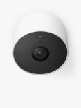 Google Nest Cam Indoor or Outdoor Security Camera, Battery Powered, Pack of 2