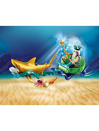 Playmobil Magic 70097 King of the Sea with Shark Carriage