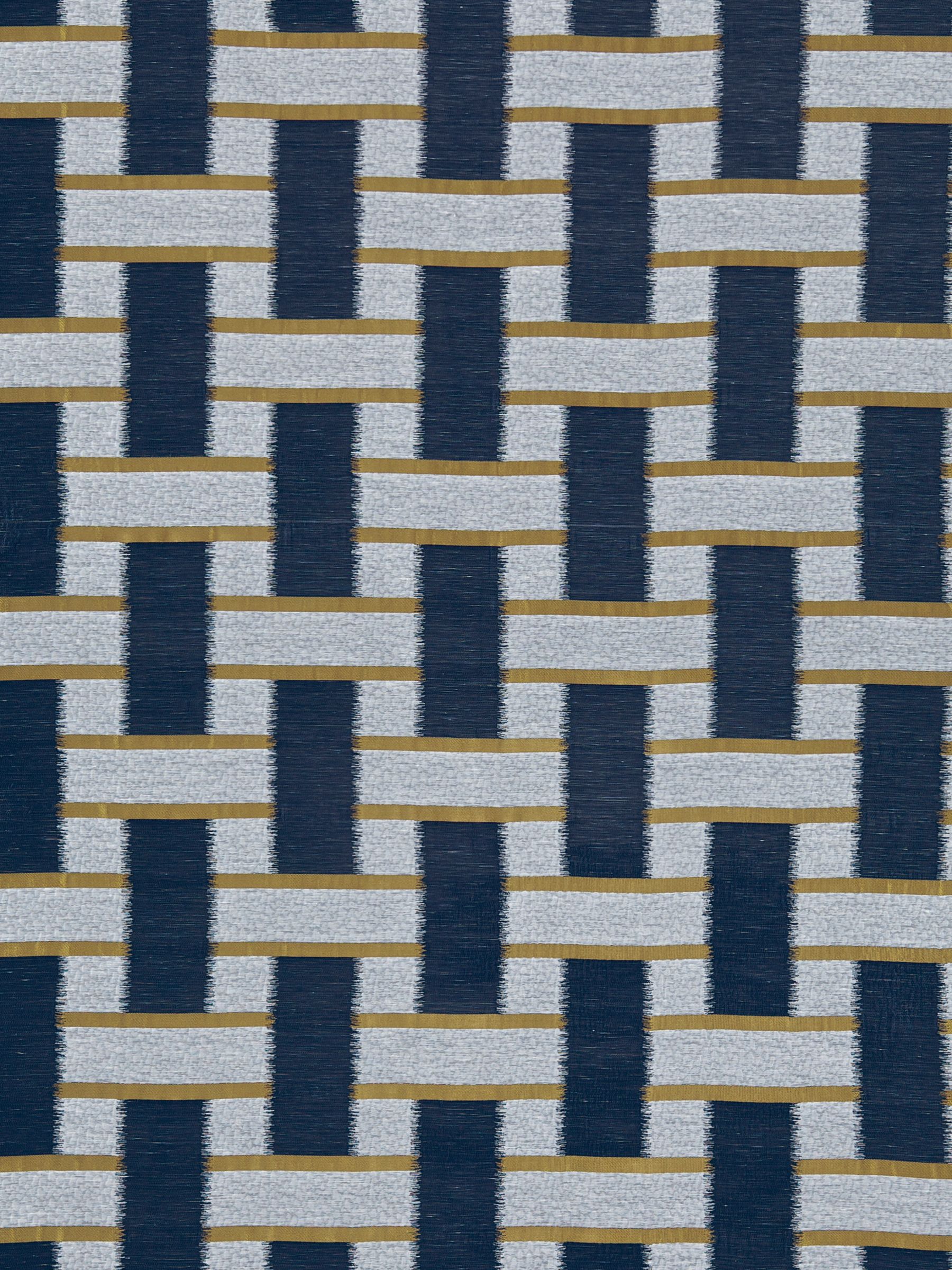 Harlequin Saki Furnishing Fabric, Indigo/Ochre