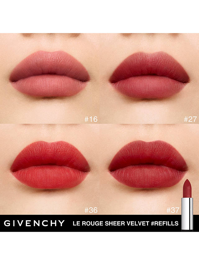 Givenchy Le Rouge Sheer Velvet Matte Lipstick Refill, 16 Nude Boisé 5