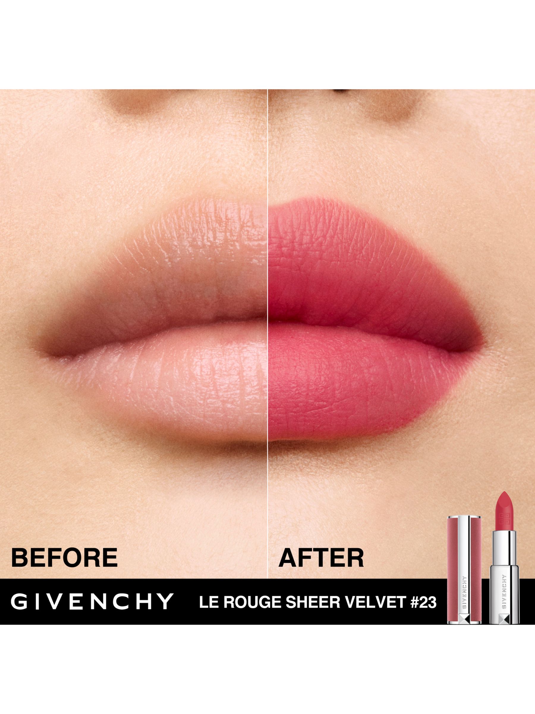 Givenchy Le Rouge Sheer Velvet Refillable Matte Lipstick, 23 Rose Irrésistible 3