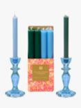 Talking Tables Dinner Candles & Candle Holders, Green/Blue