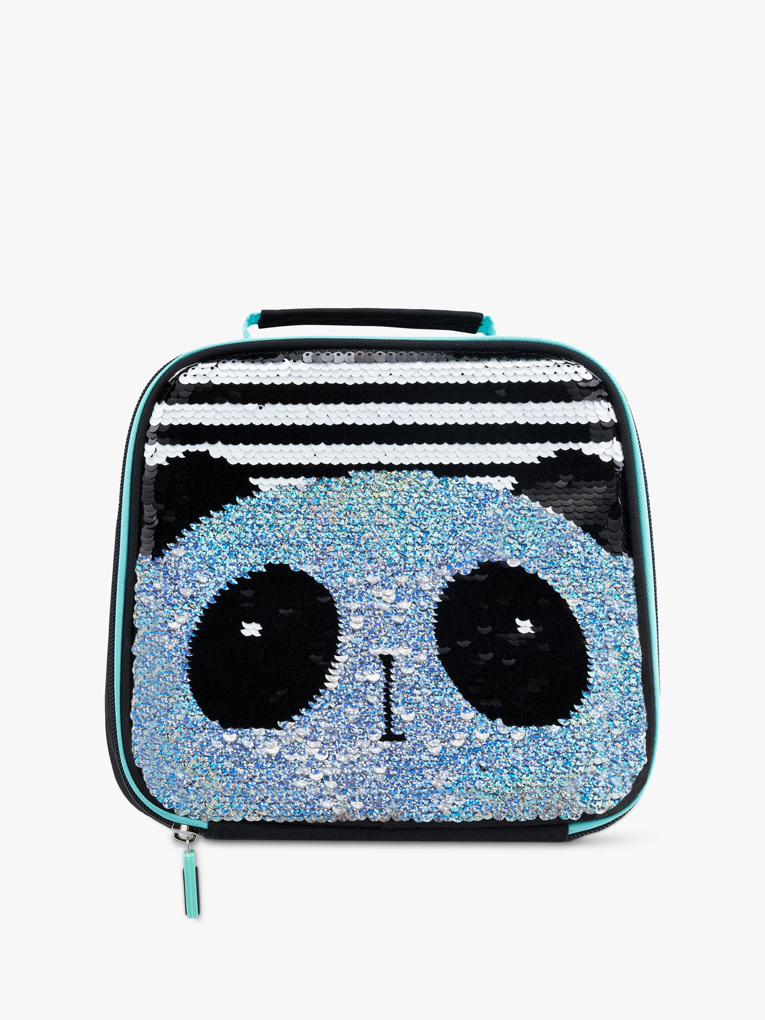 Polar Gear Reversible Sequin Panda Children's Cooler Lunch Bag, Blue