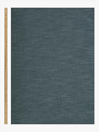 John Lewis Relaxed Linen Plain Fabric, Forest Green, Price Band B
