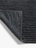 John Lewis ANYDAY Recycled Polyester Quick Dry Bobble Bath Mat, Dark Steel