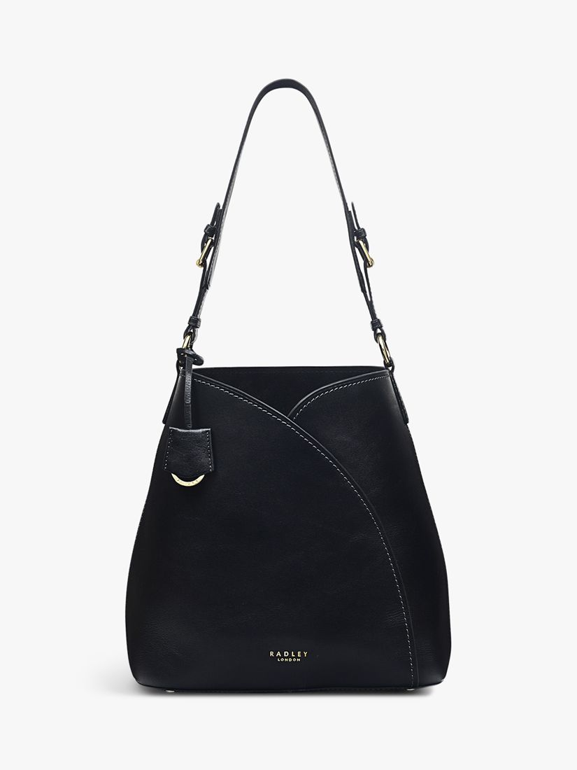 RADLEY LONDON Large Black Leather Shoulder Bag NWT~$288