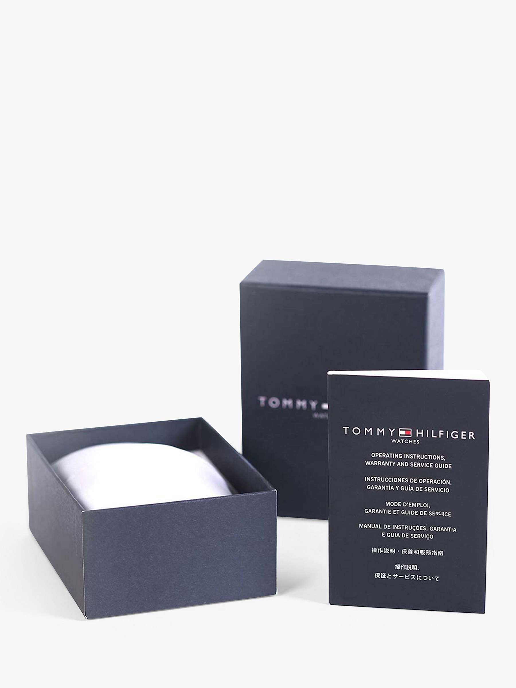 Buy Tommy Hilfiger Men's Maverick Leather Strap Watch Online at johnlewis.com