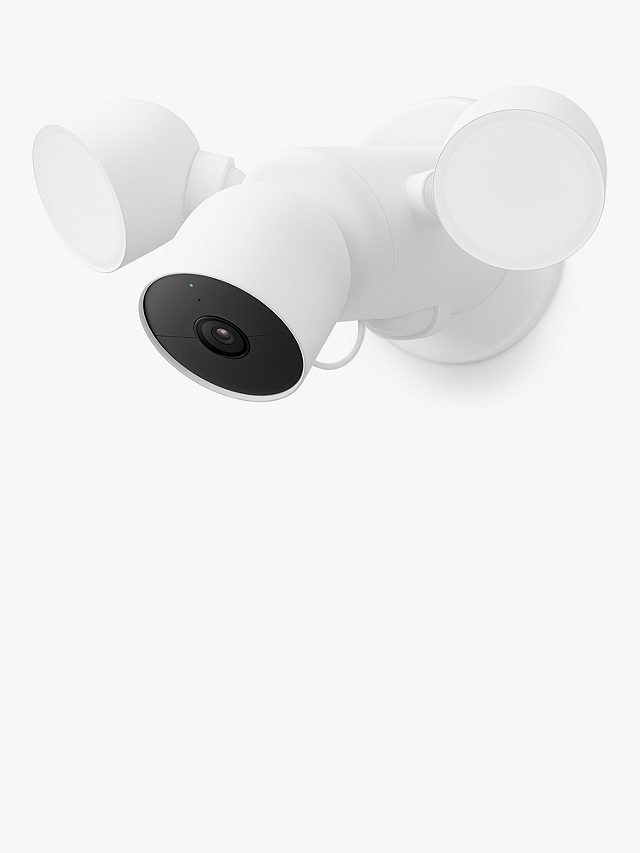 dólar estadounidense en cualquier momento medio Google Nest Cam with Floodlight Outdoor Security Camera, Wired, White