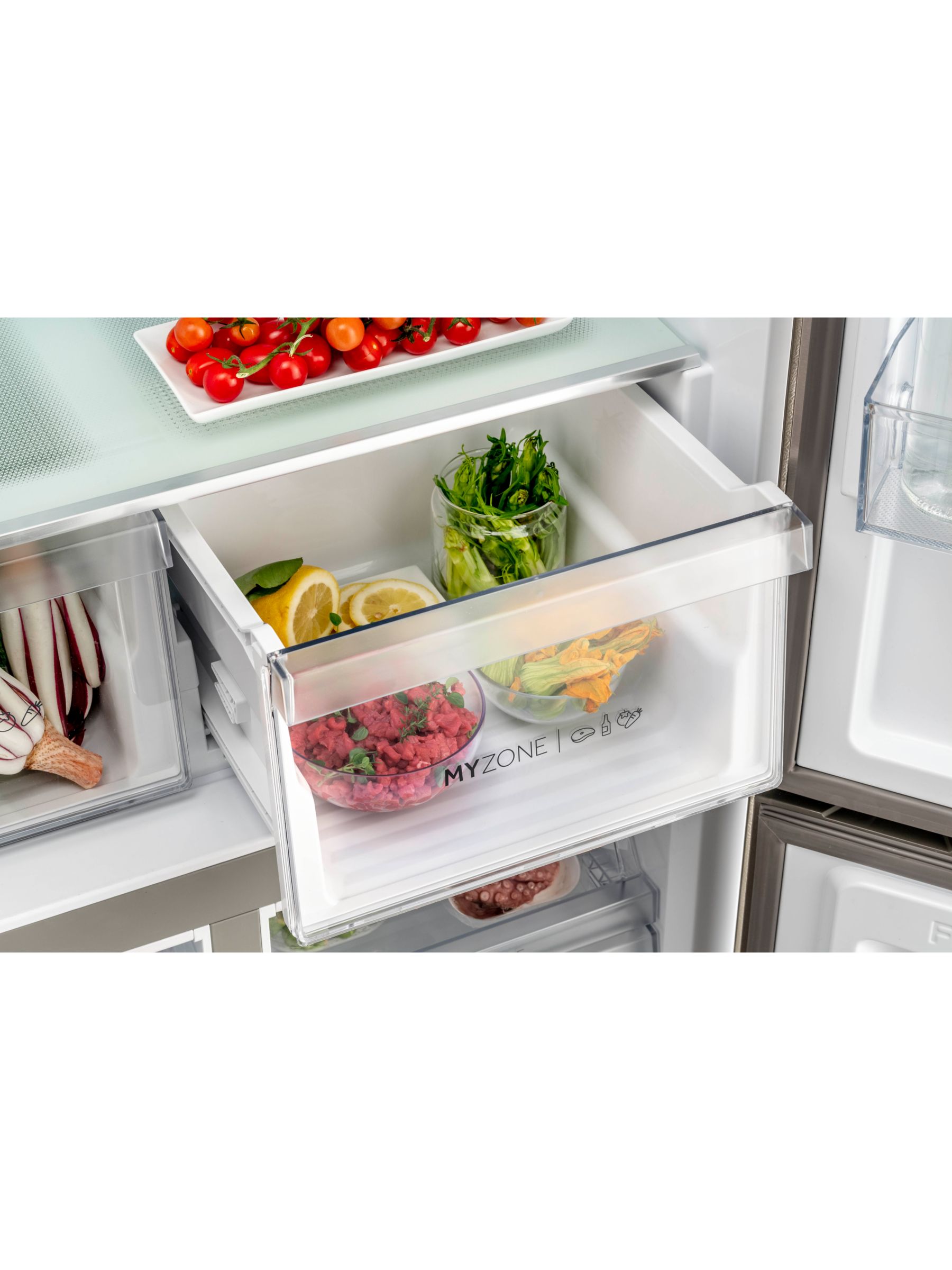 Haier Series 5 HTF-520WP7 Freestanding 65/35 American Fridge Freezer ...