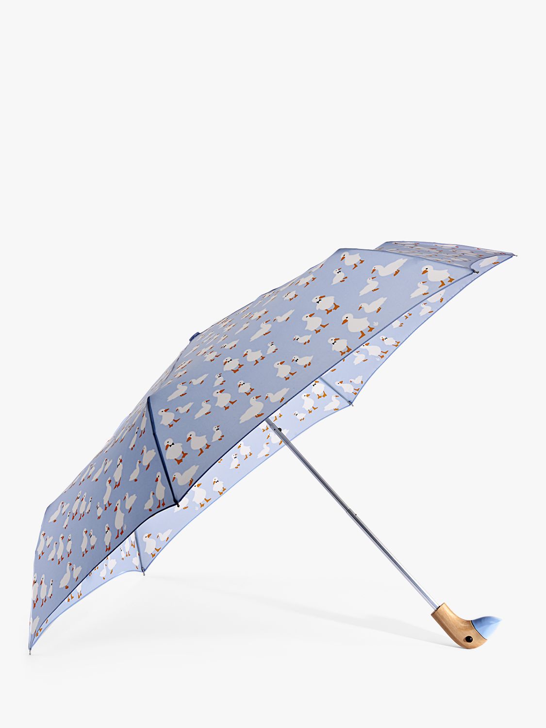 Buy Fulton L927 Curio-2 UV Duck Curio Umbrella, Grey/White Online at johnlewis.com