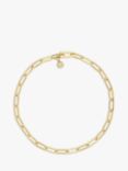 Melissa Odabash Paperclip Link Chain Necklace, Gold