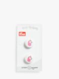 Prym Unicorn Buttons, 1.2cm, Pack of 2, Pink