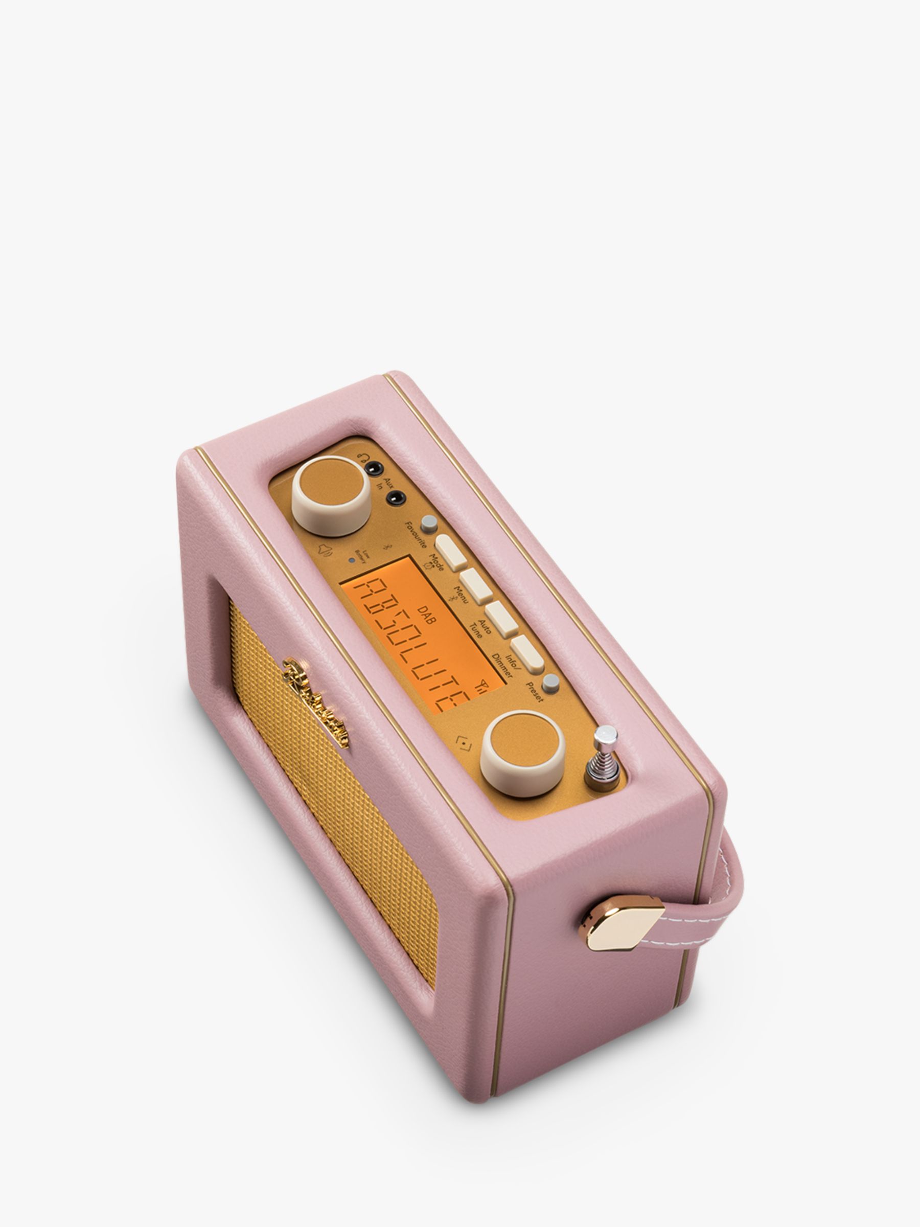 DAB/DAB+/FM Uno Digital Pastel Cream Revival BT Bluetooth Radio Roberts with Alarm,