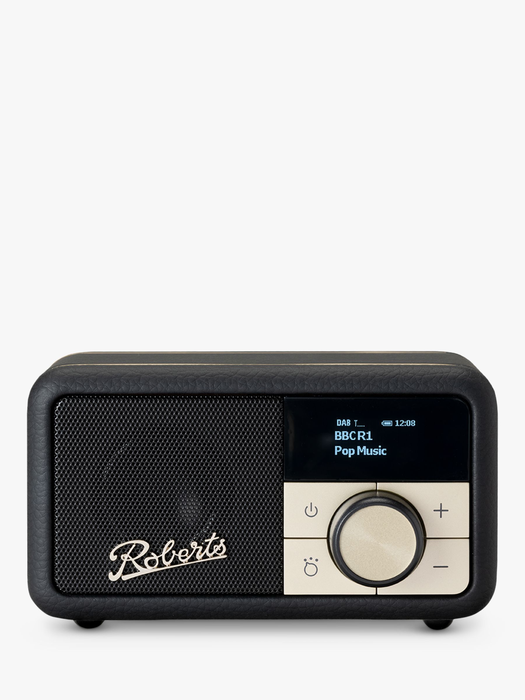 Roberts Revival Petite DAB/DAB+/FM Bluetooth Portable Digital Radio, Black