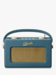 Roberts Revival Uno BT DAB/DAB+/FM Bluetooth Digital Radio with Alarm, Teal Blue