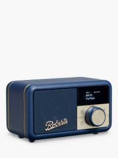 Roberts Revival Petite DAB/DAB+/FM Bluetooth Portable Digital Radio, Midnight Blue